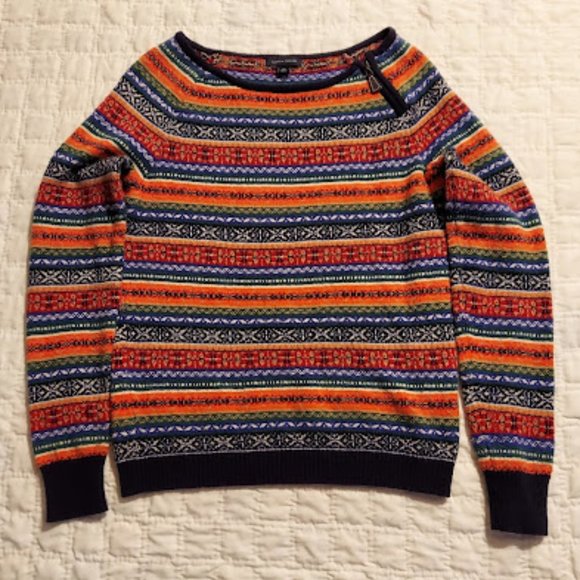 Tommy Hilfiger multi-color long sleeve sweater. Women size small. - Picture 1 of 14
